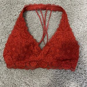 Aerie red bralette